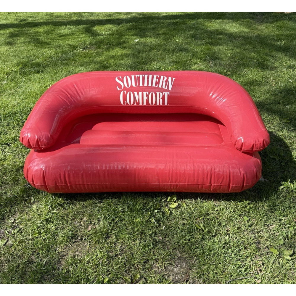 VINTAGE 90's 2000's Southern Comfort Inflatable Man Cave Couch Promo Chair 2006